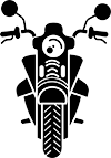 Motorcycle accident icon Motorcycle accident icon